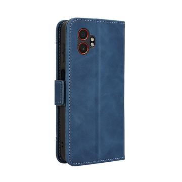 Samsung Galaxy XCover7 Pro Kortholder Pung Etui - Blå