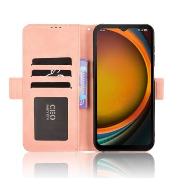Samsung Galaxy XCover7 Pro Kortholder Pung Etui - Pink