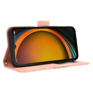 Samsung Galaxy XCover7 Pro Kortholder Pung Etui - Pink
