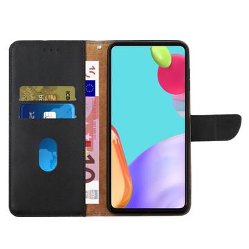 Samsung Galaxy XCover7 Pro Læderpung med Stativ - Sort