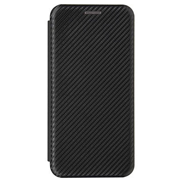 Samsung Galaxy Xcover 5 Flip Cover - Karbonfiber - Sort
