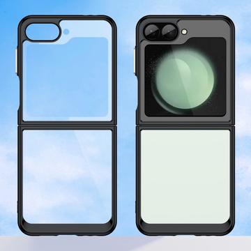 Samsung Galaxy Z Flip6/Z Flip7 FE Anti-Shock Hybrid Cover - Sort
