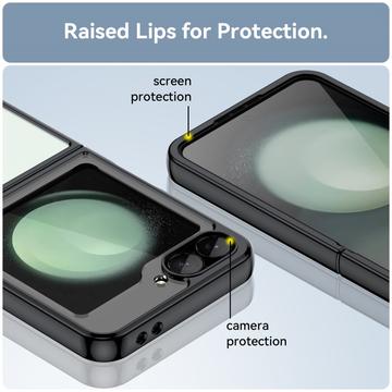 Samsung Galaxy Z Flip6/Z Flip7 FE Anti-Shock Hybrid Cover - Sort