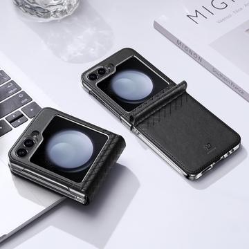 Samsung Galaxy Z Flip6/Z Flip7 FE Dux Ducis Bril Flip Cover - Sort
