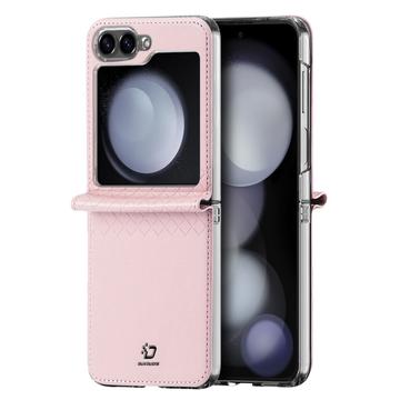 Samsung Galaxy Z Flip6/Z Flip7 FE Dux Ducis Bril Flip Cover - Pink