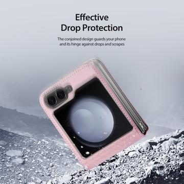 Samsung Galaxy Z Flip6/Z Flip7 FE Dux Ducis Bril Flip Cover - Pink