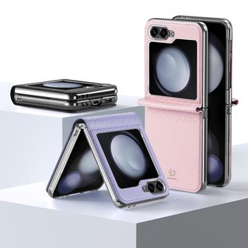 Samsung Galaxy Z Flip6/Z Flip7 FE Dux Ducis Bril Flip Cover - Pink
