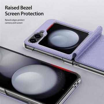 Samsung Galaxy Z Flip6/Z Flip7 FE Dux Ducis Bril Flip Cover - Lilla