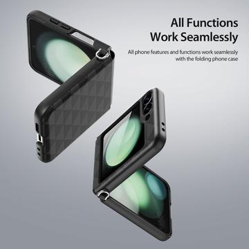 Samsung Galaxy Z Flip6/Z Flip7 FE Dux Ducis Fitt Cover - Sort