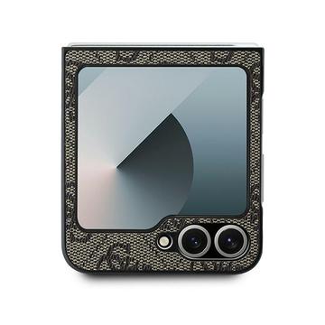 Samsung Galaxy Z Flip6/Z Flip7 FE Guess 4G Big Metal Logo Hybrid Cover - Brun