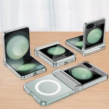 Samsung Galaxy Z Flip6/Z Flip7 FE Hybrid Cover - MagSafe Kompatibel - Gennemsigtig