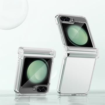 Samsung Galaxy Z Flip6/Z Flip7 FE Hybrid Cover - MagSafe Kompatibel - Gennemsigtig