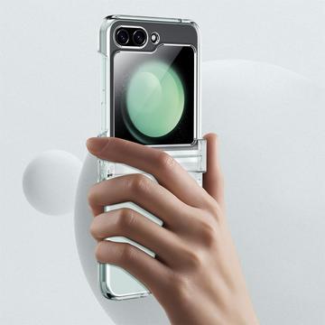 Samsung Galaxy Z Flip6/Z Flip7 FE Hybrid Cover - MagSafe Kompatibel - Gennemsigtig