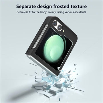 Samsung Galaxy Z Flip6/Z Flip7 FE Plastik Cover - Sort