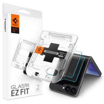 Samsung Galaxy Z Flip6/Z Flip7 FE Spigen Glas.tR Ez Fit Skærmbeskyttelse Hærdet Glas - 2 Stk.