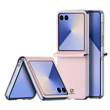Samsung Galaxy Z Flip7 Dux Ducis Bril Flip Cover - Pink