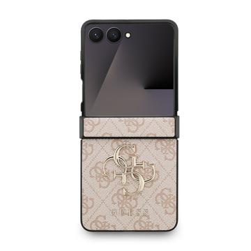 Samsung Galaxy Z Flip7 Guess 4G Big Metal Logo Hybrid Cover - Pink