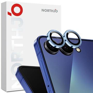 Samsung Galaxy Z Flip7 Northjo kameralinsebeskyttelsessæt - blå