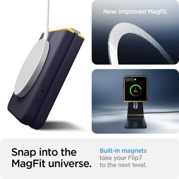 Samsung Galaxy Z Flip7 Spigen Nano Pop MagFit Cover - Blåbær marineblå