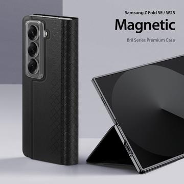 Samsung Galaxy Z Fold Special Dux Ducis Bril Flip Cover - Sort