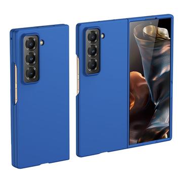 Samsung Galaxy Z Fold Special Gummibelagt Plastik Cover - Blå
