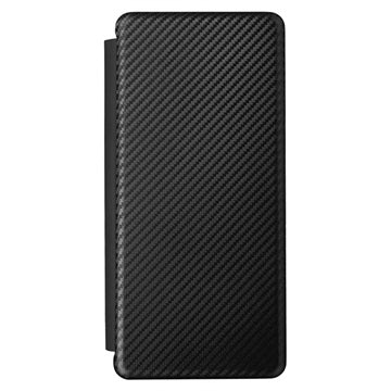 Samsung Galaxy Z Fold3 5G Flip Cover - Karbonfiber - Sort