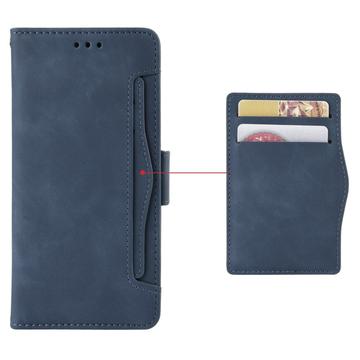 Samsung Galaxy Z Fold6 Pung Cover med Kortholder - Blå