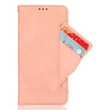 Samsung Galaxy Z Fold6 Pung Cover med Kortholder - Pink