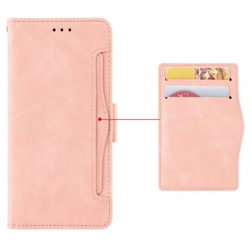 Samsung Galaxy Z Fold6 Pung Cover med Kortholder - Pink