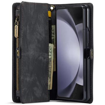 Samsung Galaxy Z Fold6 Caseme 008 2-i-1 Multifunktionel Pung - Sort