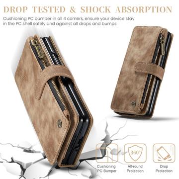 Samsung Galaxy Z Fold6 Caseme C30 Multifunktionel Pung - Brun