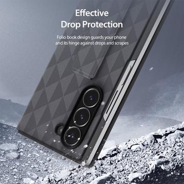 Samsung Galaxy Z Fold6 Dux Ducis Fitt Magnetisk Flip Cover - Grå