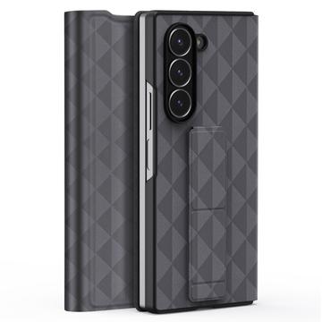 Samsung Galaxy Z Fold6 Dux Ducis Fitt Magnetisk Flip Cover - Grå