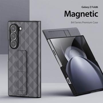 Samsung Galaxy Z Fold6 Dux Ducis Fitt Magnetisk Flip Cover - Grå