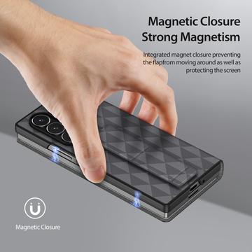 Samsung Galaxy Z Fold6 Dux Ducis Fitt Magnetisk Flip Cover - Grå