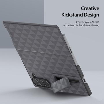 Samsung Galaxy Z Fold6 Dux Ducis Fitt Magnetisk Flip Cover - Grå