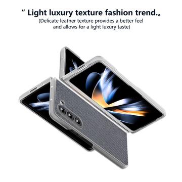 Samsung Galaxy Z Fold6 Rhinestone Tekstur Hybrid Cover - Sort