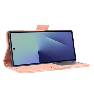 Samsung Galaxy Z Fold7 Kortholder Pung Etui - Pink