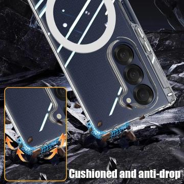 Samsung Galaxy Z Fold7 Hybrid Cover - MagSafe Kompatibel - Gennemsigtig