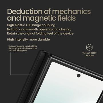 Samsung Galaxy Z Fold7 Nillkin CarboProp Magnetisk Hybrid Cover - Sort
