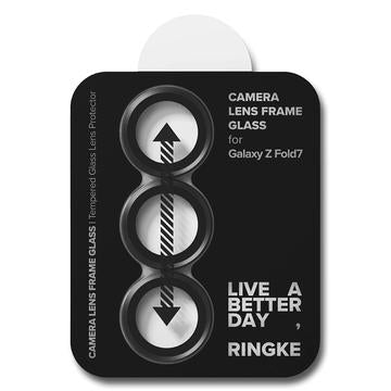 Samsung Galaxy Z Fold7 Ringke Kamera Linse Hærdet Glas Beskytter - 2 Stk. - Sort