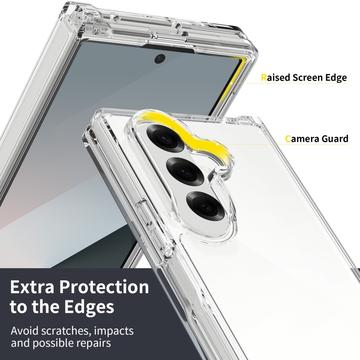 Samsung Galaxy Z Fold7 Ridsefast Hybrid Cover - Gennemsigtig
