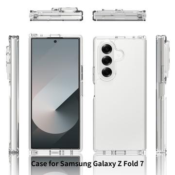 Samsung Galaxy Z Fold7 Ridsefast Hybrid Cover - Gennemsigtig