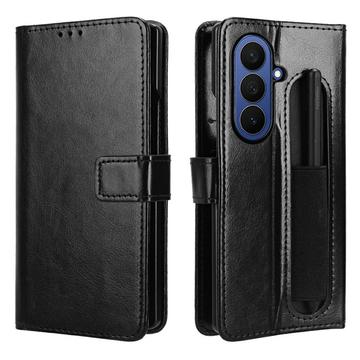 Samsung Galaxy Z Fold7 Pung Etui med Stativ - sort