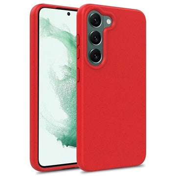 Samsung Galaxy S23 5G Biologisk Nedbrydeligt Cover - Rød
