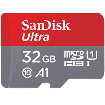 SanDisk Ultra MicroSDHC UHS-I Kort SDSQUAR-032G-GN6MA - 32GB
