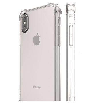Ridsefast iPhone X / iPhone XS Hybrid Cover - Gennemsigtig