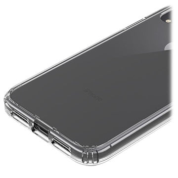 Ridsefast iPhone XR Hybrid Cover - Gennemsigtig
