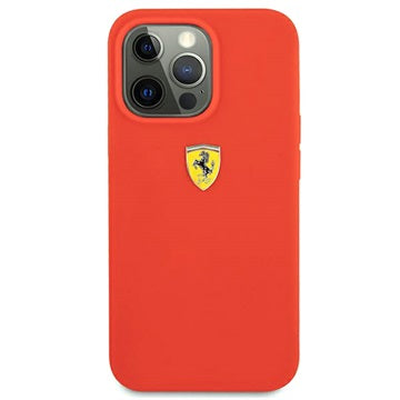 Scuderia Ferrari On Track iPhone 13 Pro Max Silikone Cover - Rød