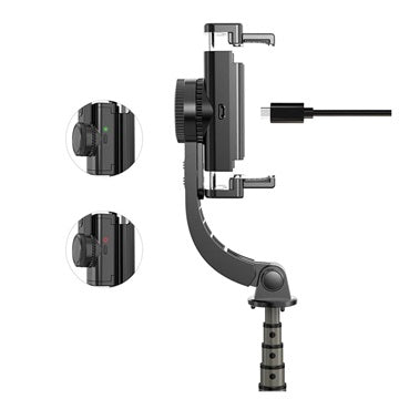 Selfie Stang med Gimbal Stabilisator og Tripod Stativ L08